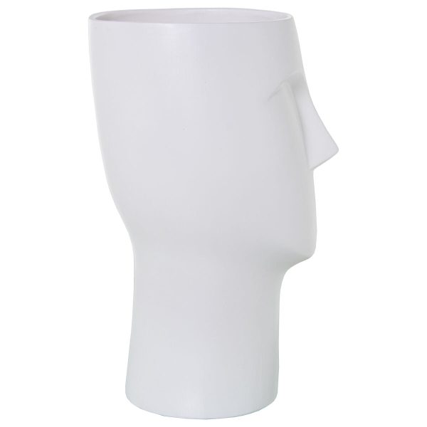 Vase Alexandra House Living White Ceramic Face 17 x 18 x 38 cm Cheap