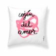 Cushion cover Decolores Amor Multicolour 50 x 50 cm Cotton Spanish Sale