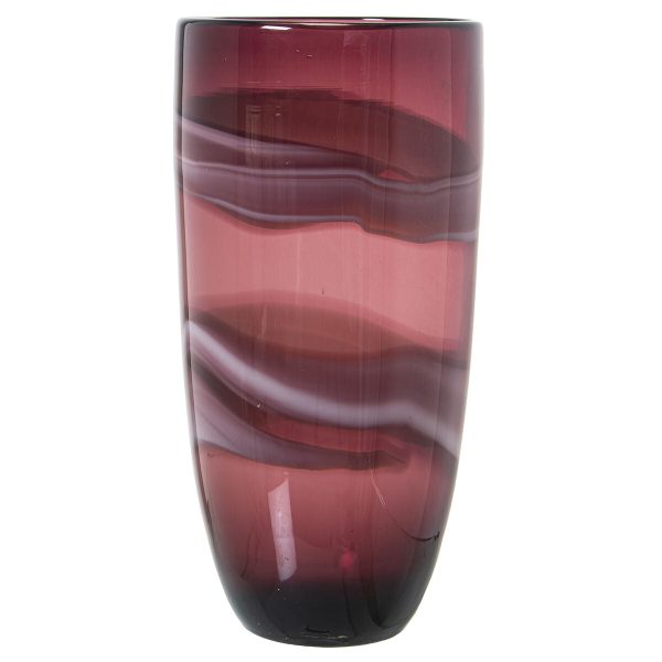 Vase Alexandra House Living Red Crystal 18 x 17 x 34 cm Fashion