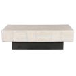 Centre Table Home ESPRIT Black Beige Wood 150 x 77 x 46 cm on Sale