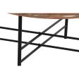 Centre Table Home ESPRIT Brown Black Natural Crystal Fir wood 76 x 81 x 38 cm For Sale