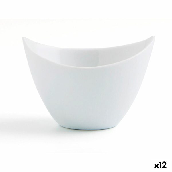 Bowl Quid Gastro Fun Aperitif White Ceramic 9 x 6 cm (12 Units) Supply