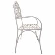 Bench Alexandra House Living White Iron 53 x 91 x 153 cm Online Sale