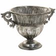 Planter Alexandra House Living Silver Iron 24 x 22 x 36 cm Online