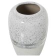 Vase Alexandra House Living White Silver Ceramic 13 x 20 cm Online Hot Sale