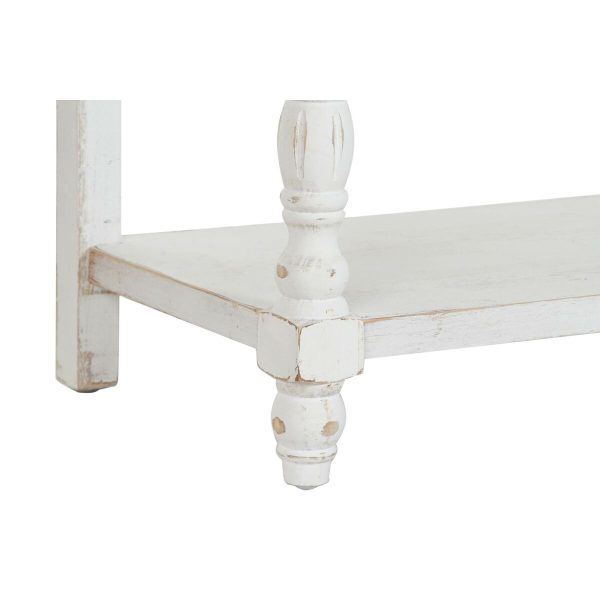 Console DKD Home Decor 120 x 40 x 84,5 cm Fir White MDF Wood For Sale