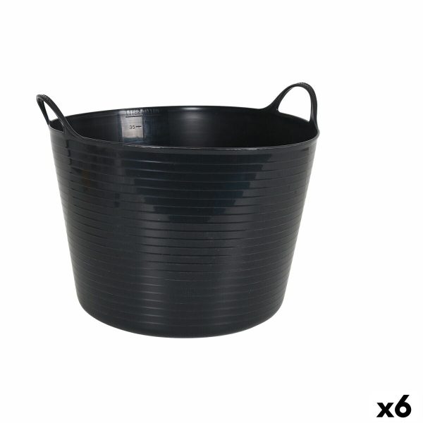 Multi-purpose Plastic Basket Dem Flexy 42 L Circular (6 Units) For Cheap