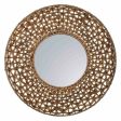 Wall mirror Alexandra House Living Brown 3 x 61 x 61 cm Circle Supply