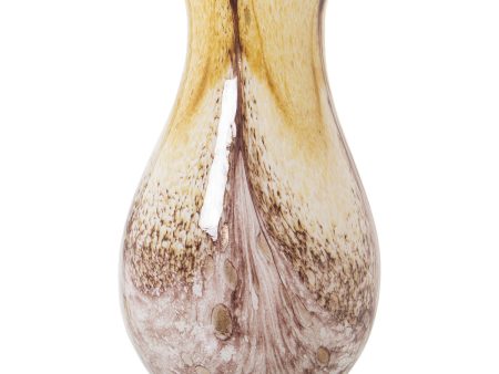 Vase Alexandra House Living Sand Crystal 21 x 20 x 36 cm For Cheap