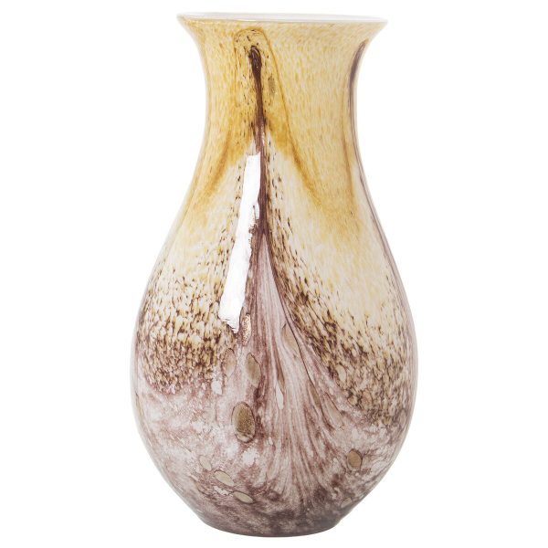 Vase Alexandra House Living Sand Crystal 21 x 20 x 36 cm For Cheap