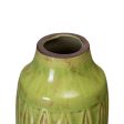 Vase Ceramic Pistachio 15 x 15 x 27,5 cm Supply