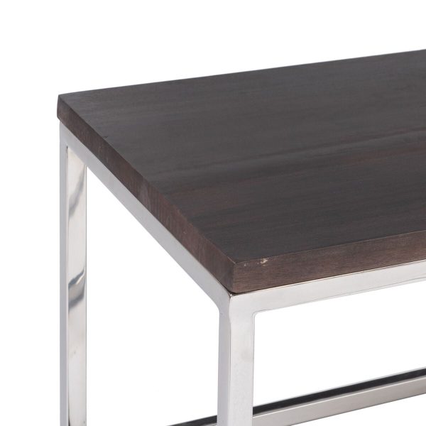 Centre Table 152 x 38,5 x 38,5 cm Metal Wood 3 Units Fashion