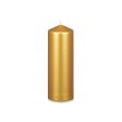 Candle Acorde 92540 Golden 7 x 20 x 7 cm (12 Units) For Cheap