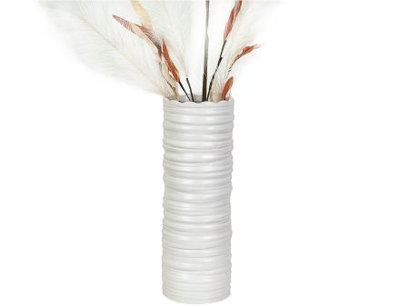 Vase Romimex White Ceramic 13 x 40 x 13 cm on Sale