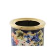 Vase DKD Home Decor Face Porcelain Blue 11 x 11 x 25 cm Multicolour Hot on Sale