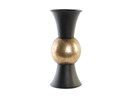 Vase DKD Home Decor Black Metal Copper Vintage 14 x 14 x 32 cm Online