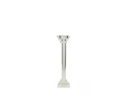 Candleholder Romimex Transparent Glass 6 x 17 x 6 cm Hot on Sale