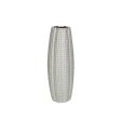 Vase Romimex Silver Porcelain 15 x 40 x 15 cm Online Sale