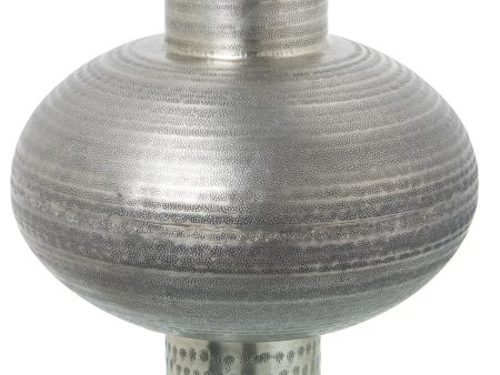 Vase Alexandra House Living Silver Metal Aged finish 32 x 33 x 33 cm on Sale