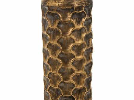 Vase Alexandra House Living Gold Iron 23 x 57 x 23 cm Online Hot Sale