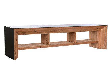 TV furniture DKD Home Decor Recycled Wood Pinewood (240 x 48 x 60 cm) For Sale