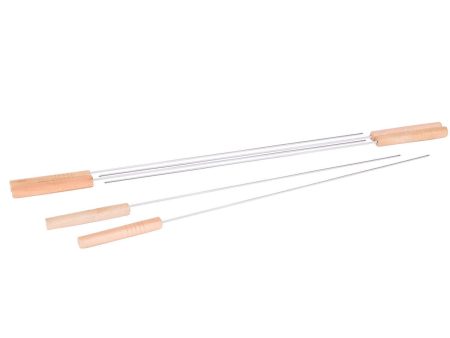 Barbecue Skewer Set Stainless steel 40 x 0,5 x 0,5 cm Hot on Sale