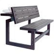 Bench with backrest Lifetime Table Grey Convertible For Discount