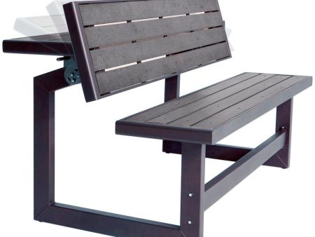 Bench with backrest Lifetime Table Grey Convertible For Discount