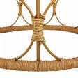 Centre Table Alexandra House Living Brown Rope Iron 60 x 40 x 60 cm Online