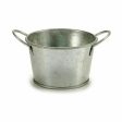 Planter Bucket Silver Zinc 17,8 x 8 x 12,3 cm (72 Units) Sale