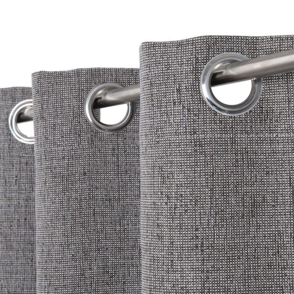 Curtain Grey Polyester 100% cotton 140 x 260 cm Online Hot Sale