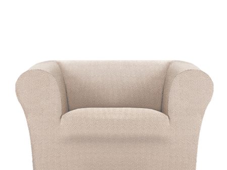 Armchair slipcovers Eysa JAZ Beige 110 x 100 x 130 cm Fashion