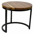 Centre Table Alexandra House Living Brown Iron Mango wood 38 x 65 x 38 cm Discount