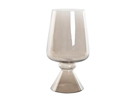 Candleholder Home ESPRIT Transparent Crystal 24 x 24 x 43 cm For Cheap