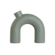 Vase Home ESPRIT Green Aluminium 19 x 5 x 17 cm (2 Units) Cheap