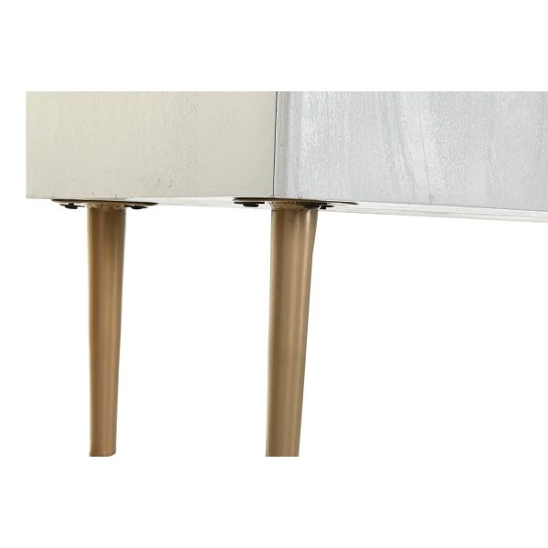 Console DKD Home Decor White Multicolour Golden Metal Iron Mango wood 30 x 40 cm 90 x 45 x 74 cm Supply