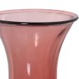 Vase made from recycled glass Alexandra House Living Pink Crystal 18 x 32 cm Supply