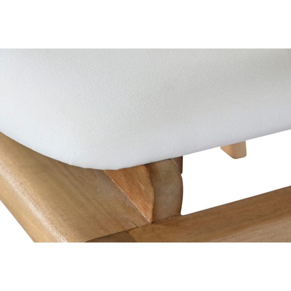 Chair DKD Home Decor White Natural 57 x 68 x 79 cm 57 x 65 x 79 cm Online Hot Sale