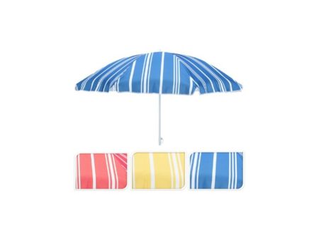 Beach umbrella Striped Ø 180 cm Supply