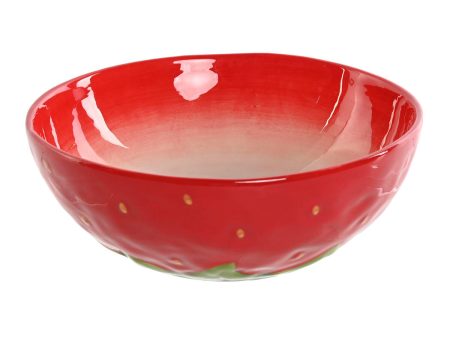 Bowl Home ESPRIT Red Stoneware Modern 19,3 x 19,3 x 7 cm Supply