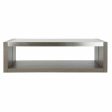 Centre Table DKD Home Decor Crystal Aluminium Oak Tempered Glass (120 x 60 x 37,5 cm) Fashion