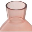 Vase Alexandra House Living Pink Golden Crystal 12 x 25 cm Hot on Sale