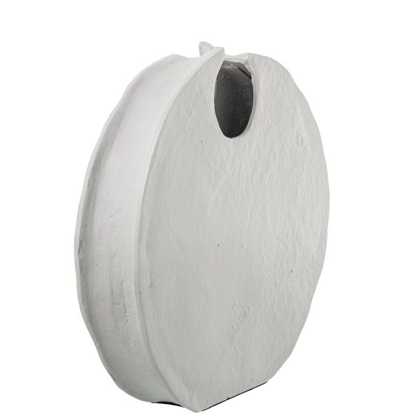 Vase Alexandra House Living White Aluminium Discount