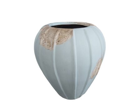 Planter Romimex Turquoise Terracotta 45 x 50 x 45 cm Online now