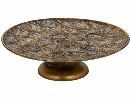 Centerpiece Alexandra House Living Gold Iron 48 x 15 x 48 cm For Discount