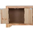 Console Home ESPRIT Black Fir MDF Wood 64 x 26 x 83 cm Online