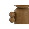 Candle Holder Home ESPRIT Brown Resin Wood 15 x 9,5 x 35 cm Fashion