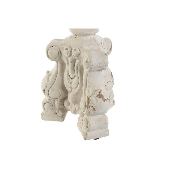 Candleholder Home ESPRIT White Resin 25 x 23 x 61 cm For Discount