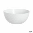 Bowl Luminarc Pampille Blanco White Glass 13 cm (24 Units) For Sale