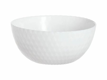 Bowl Luminarc Pampille Blanco White Glass 13 cm (24 Units) For Sale